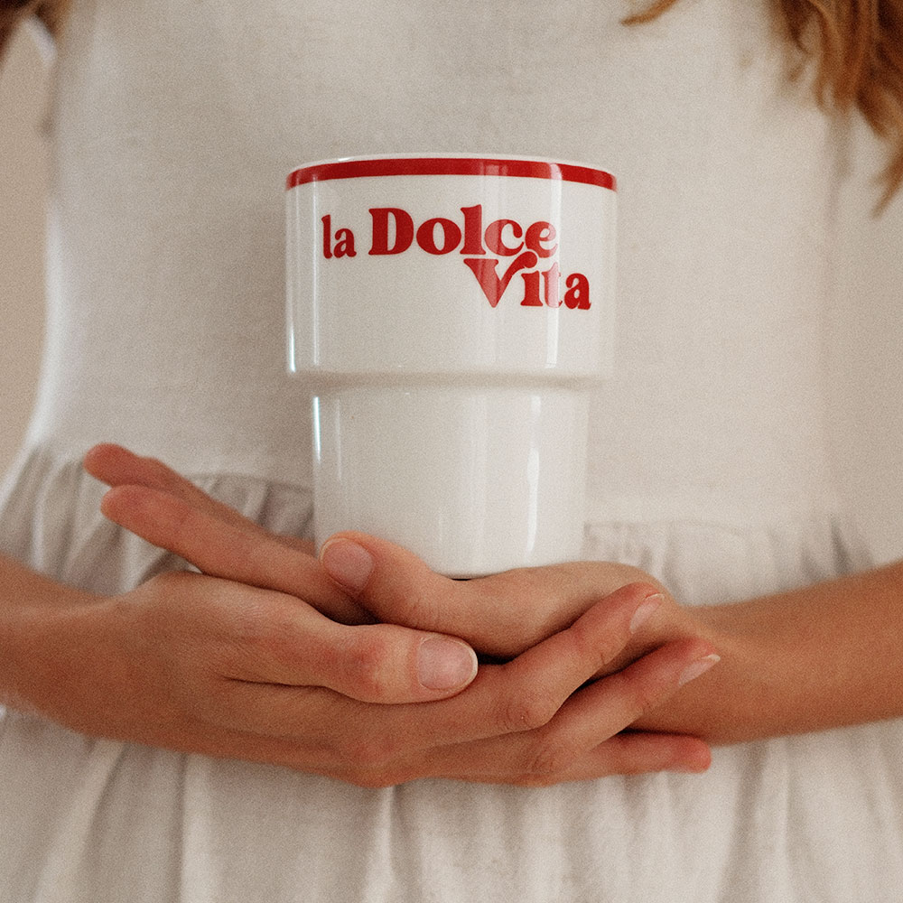 La Dolce Vita ceramic mug